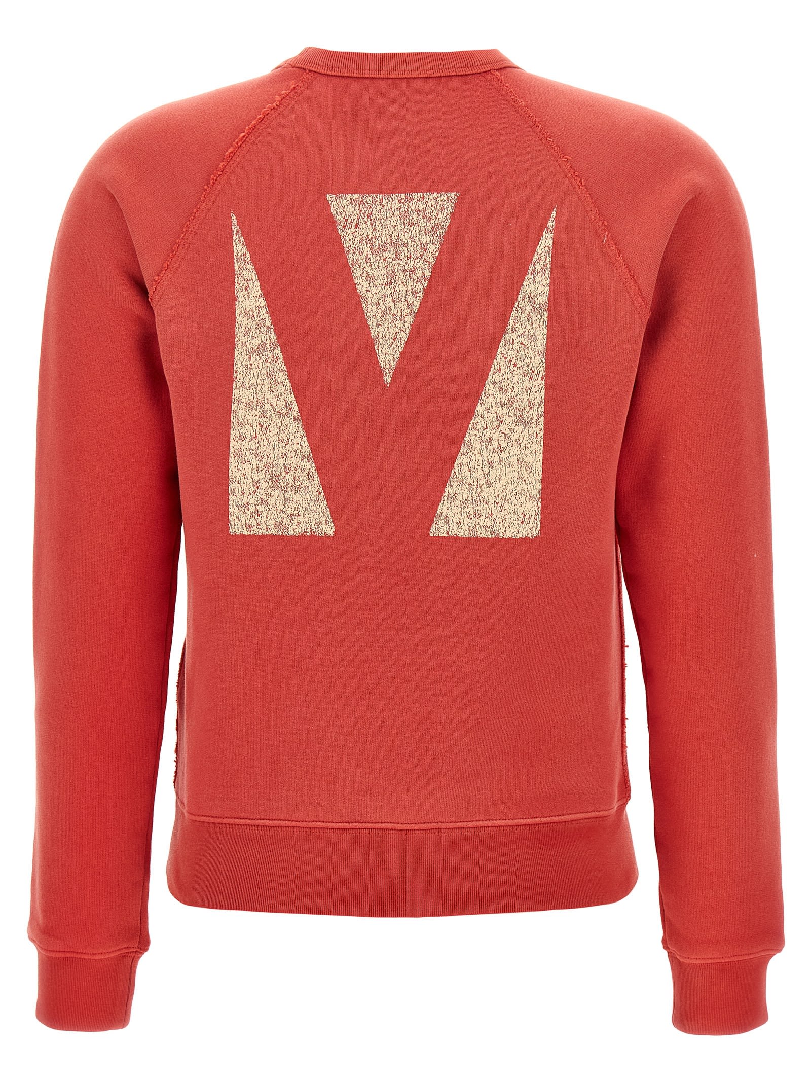 Valentino Garavani Panther Lady Sweatshirt In Red