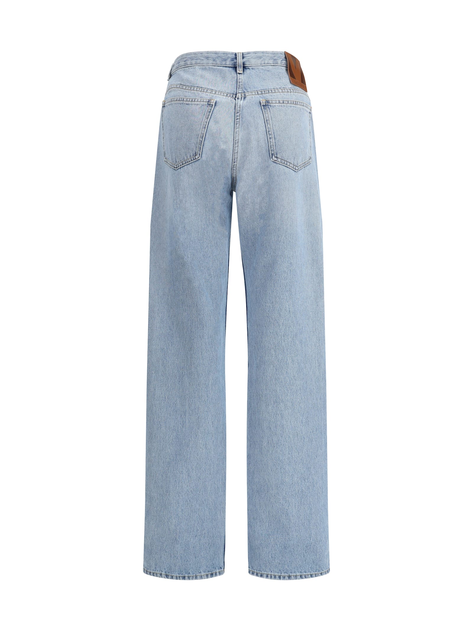 Valentino Denim Trousers Woman Denim 30 In Blue