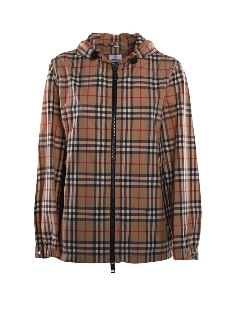 Burberry Vintage Check Technical Fabric Jacket