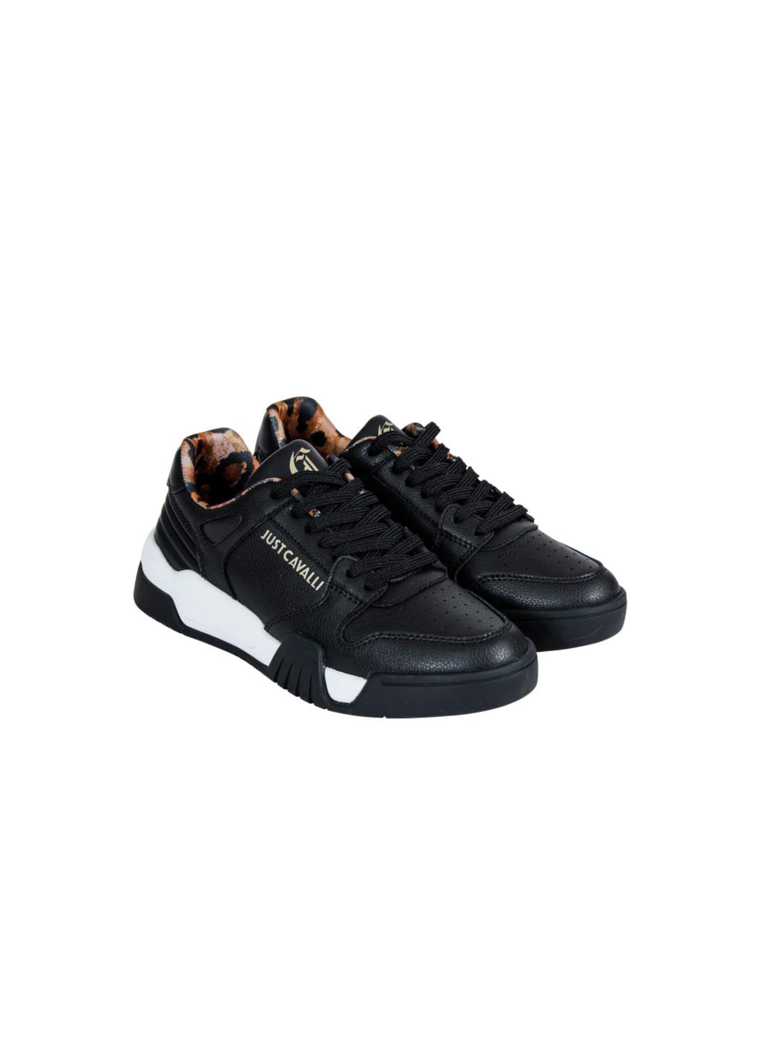 Shop Just Cavalli Sneakers In Black