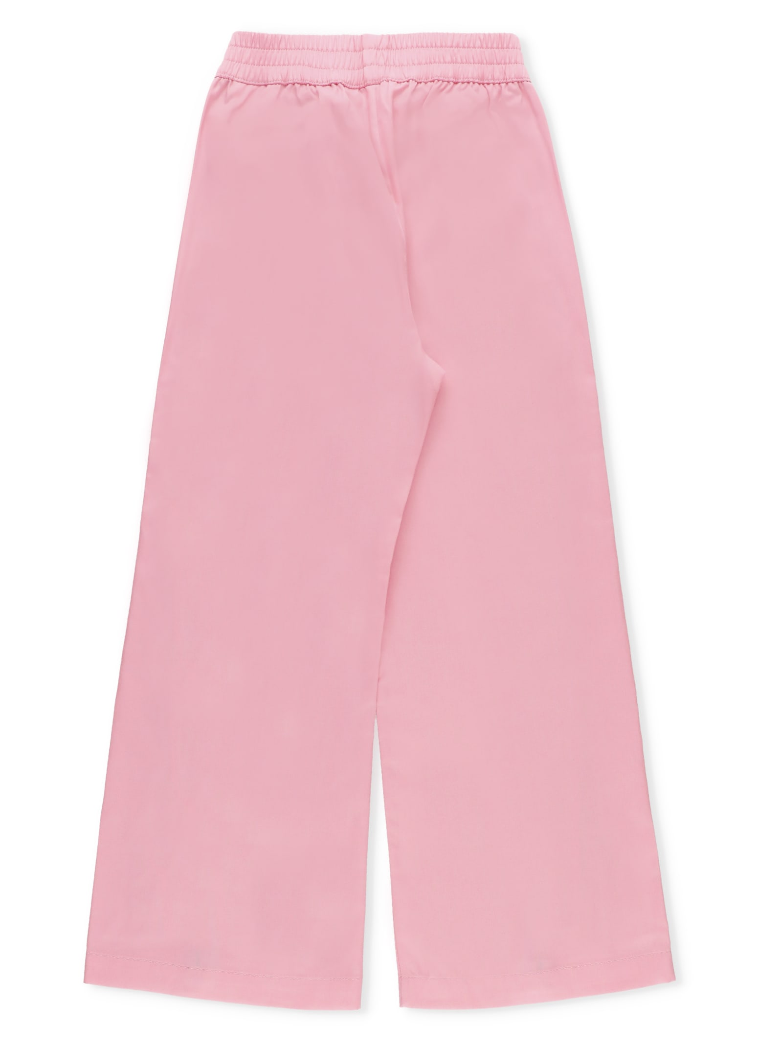 Shop Palm Angels Pants With Logo In Pink