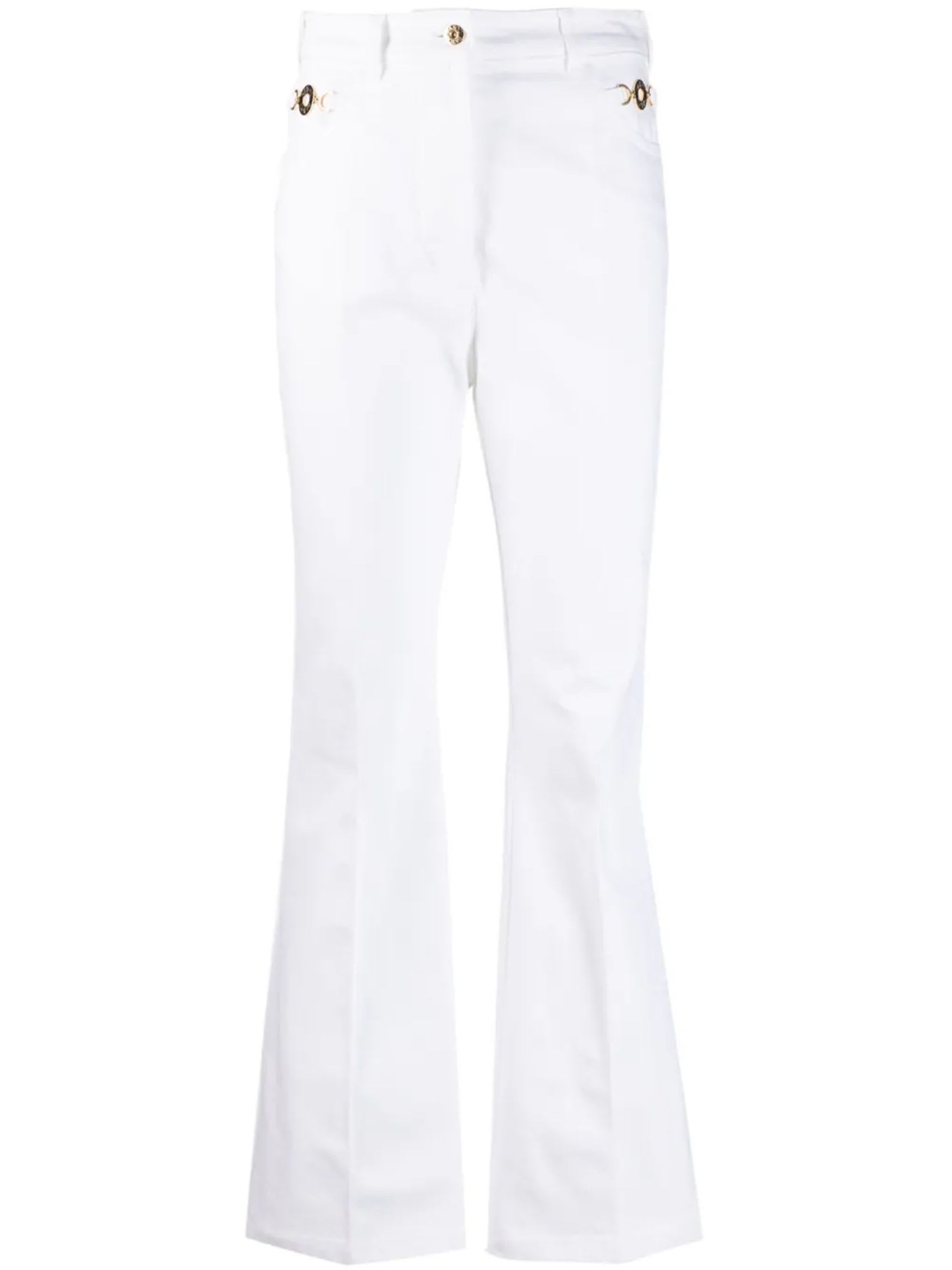 Shop Patou White Cotton Denim Jeans