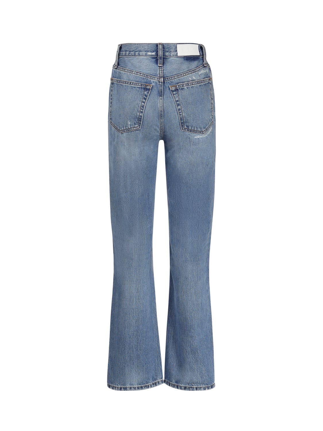 Shop Re/done Comfortable Cut Jeans In Blue