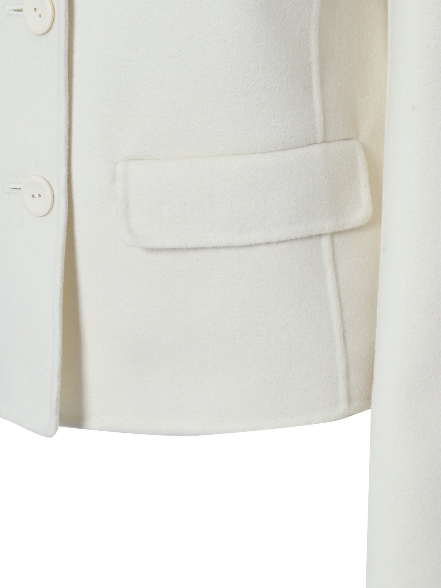 Shop Max Mara White Grecia Jacket