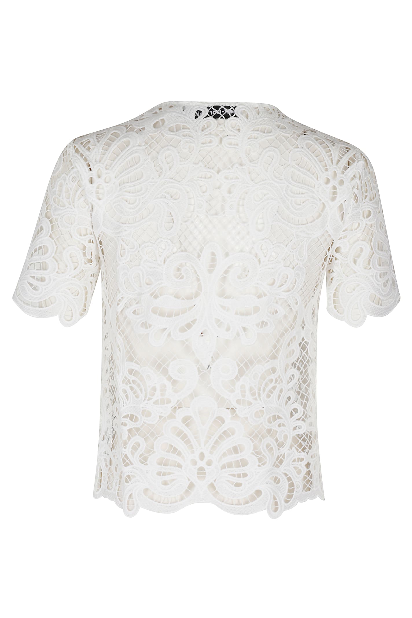 Self-portrait Self Portrait White Lace Top