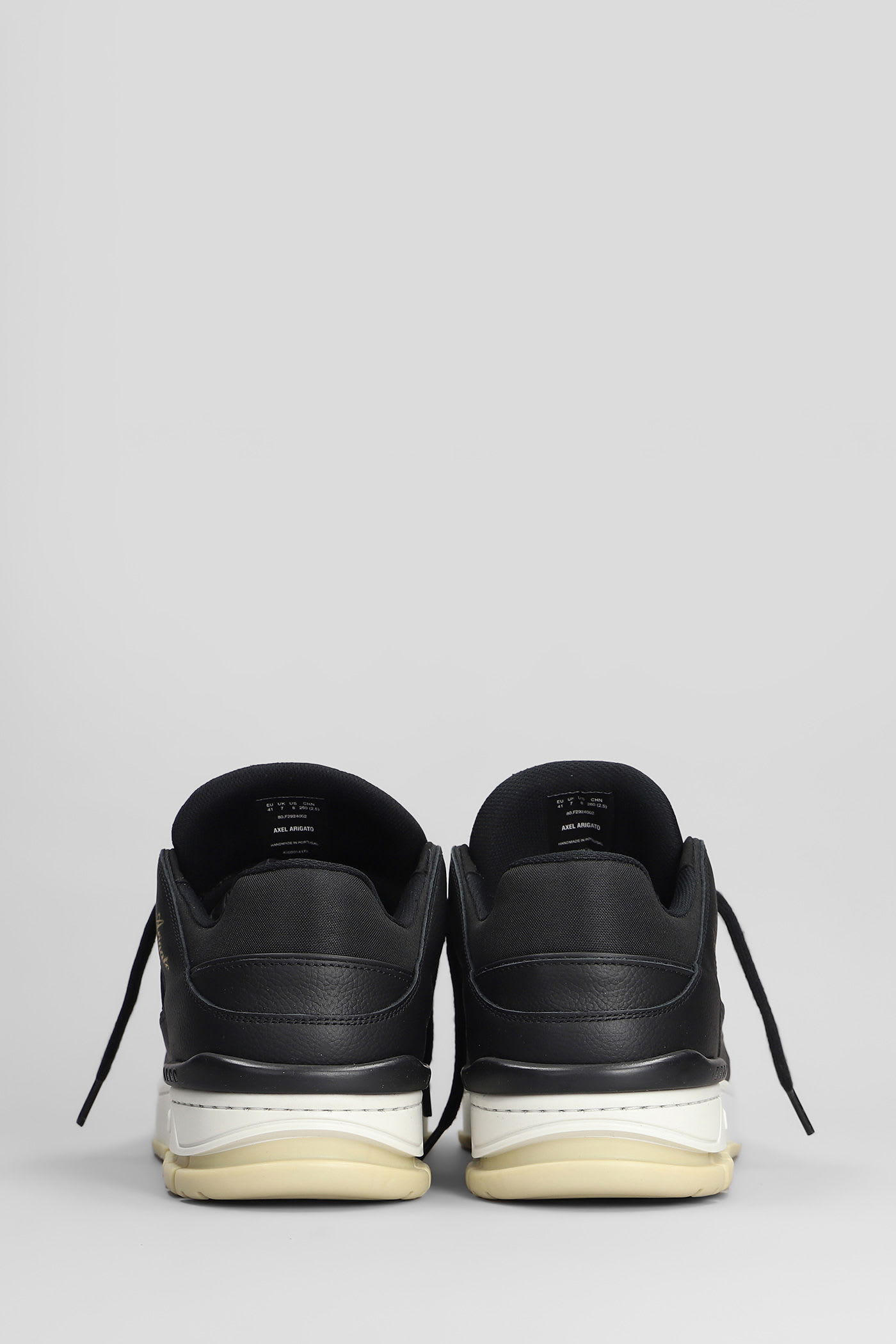 Axel Arigato Area Lo Sneaker Sneakers In Black Leather In Black
