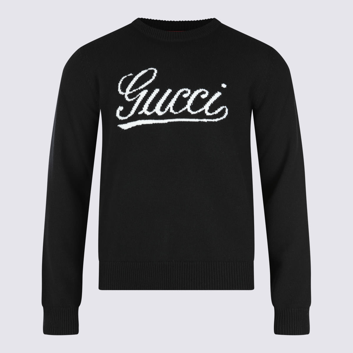 Shop Gucci Black Wool Knitwear