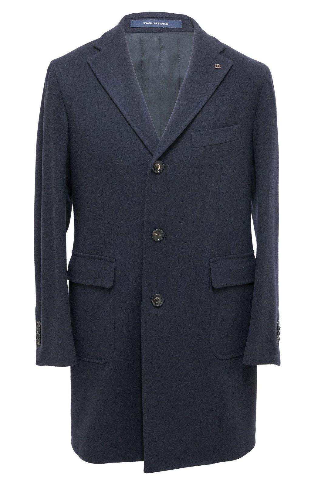 TAGLIATORE NOTCHED LAPELS SINGLE BREASTED COAT 