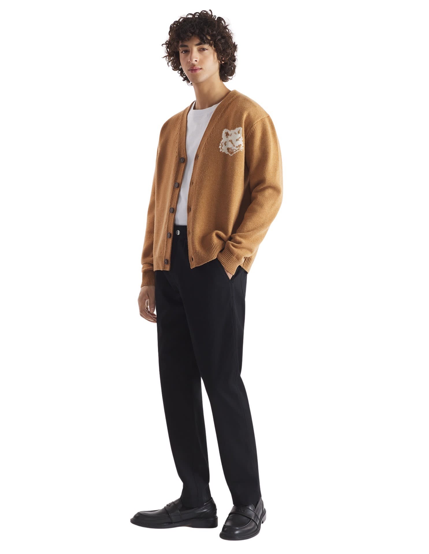 Maison Kitsuné Sequoia Wool Clothing Sweaters In Sequoia