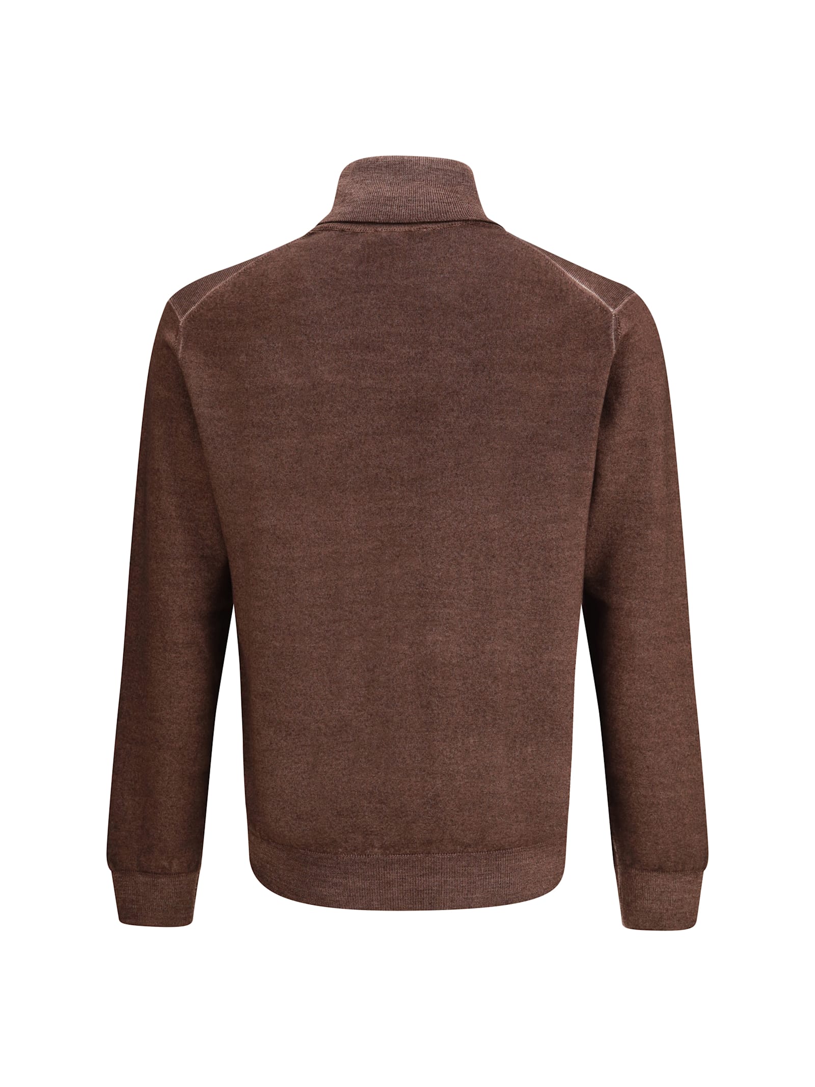 Cruciani Wool Green Turtleneck In Brown
