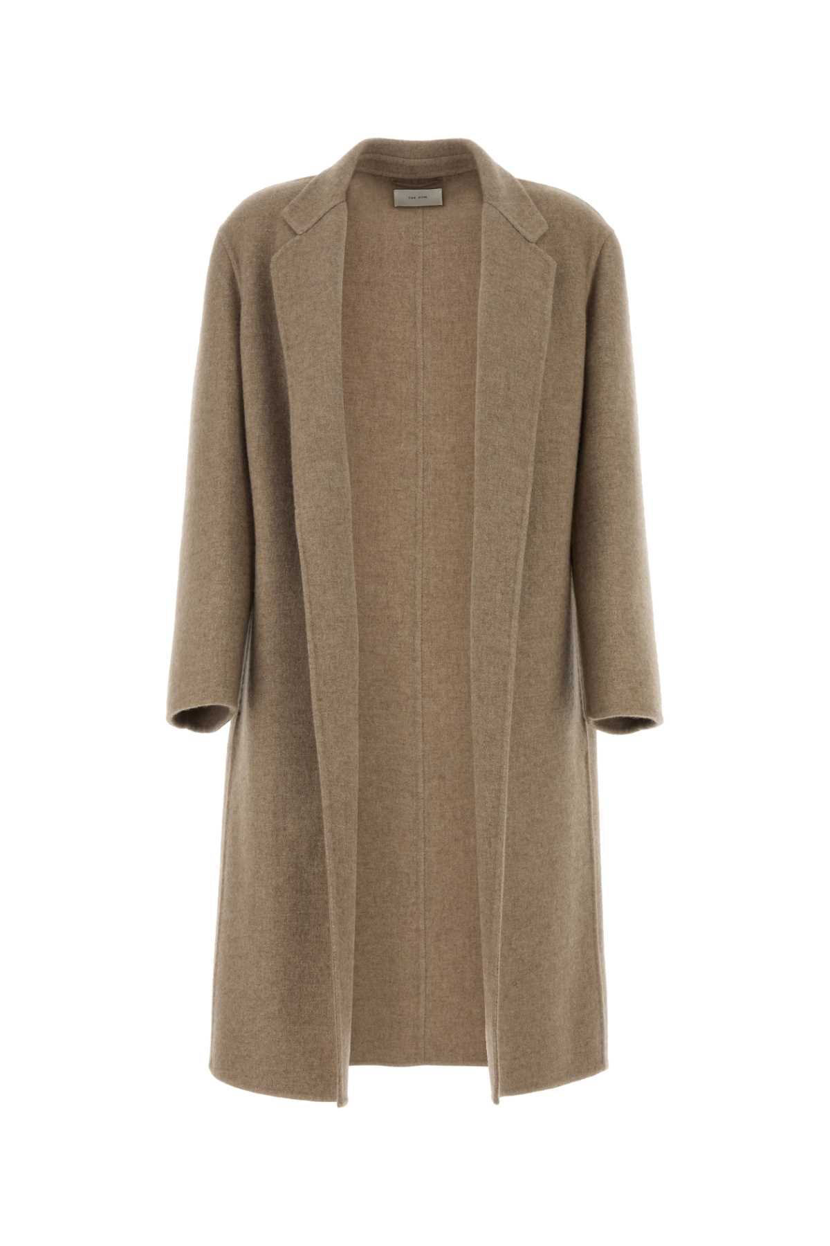 Shop The Row Cappuccino Cashmere Blend Fedra Coat In Natural