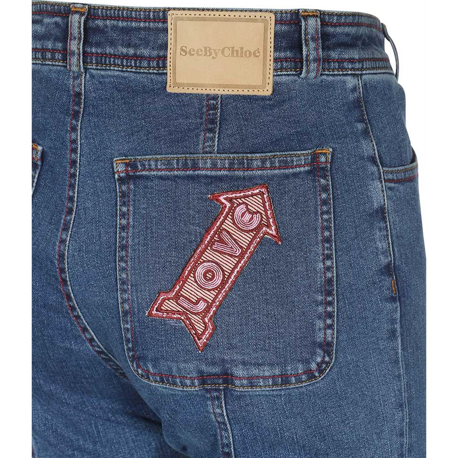 Shop See By Chloé Denim Jeans In Blue