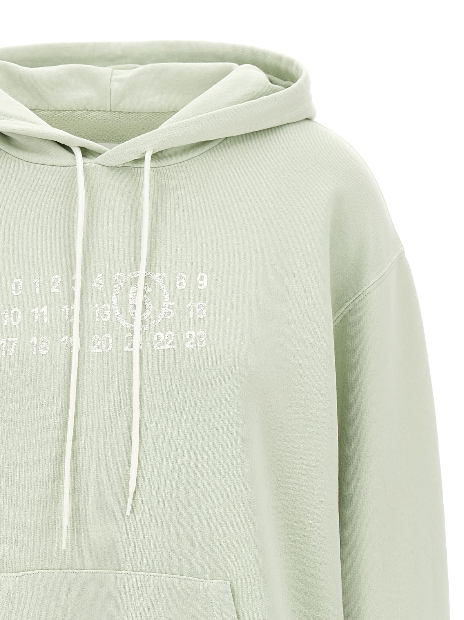 Mm6 Maison Margiela Numeric Signature Mm6 Sweatshirt Green