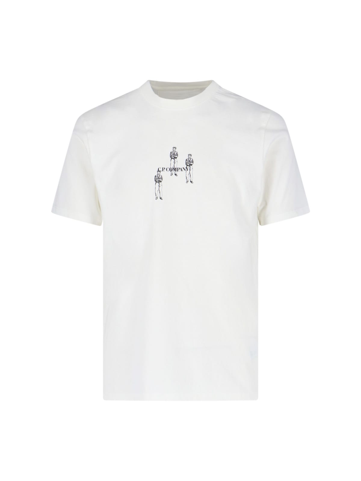 Shop C.p. Company British Sailor T-shirt In White