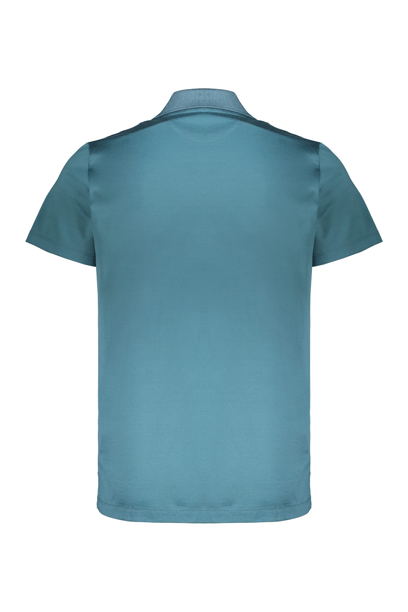 Moorer Classic-collar Polo Shirt In Green