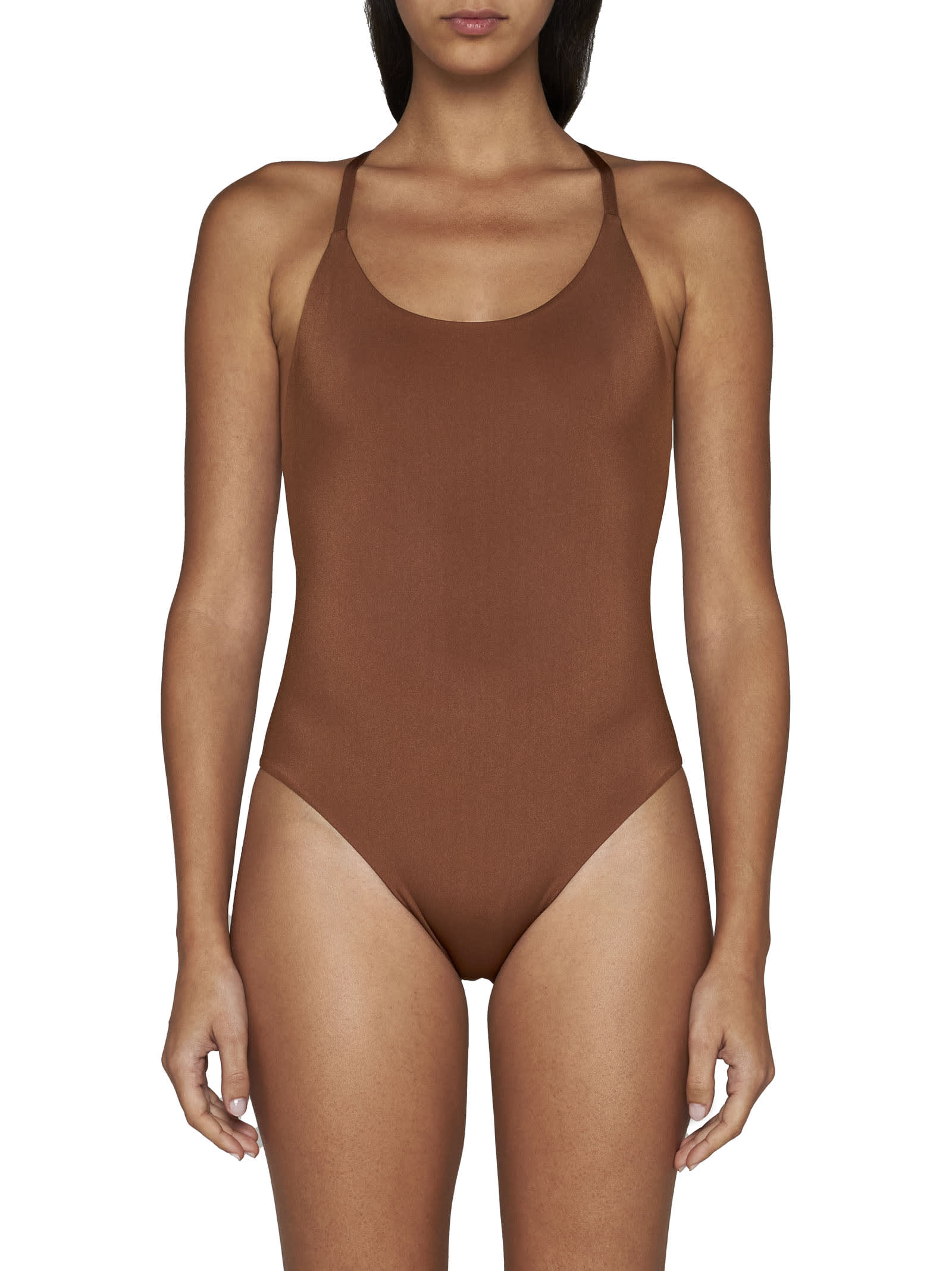 Shop Lido Swimwear In Brown