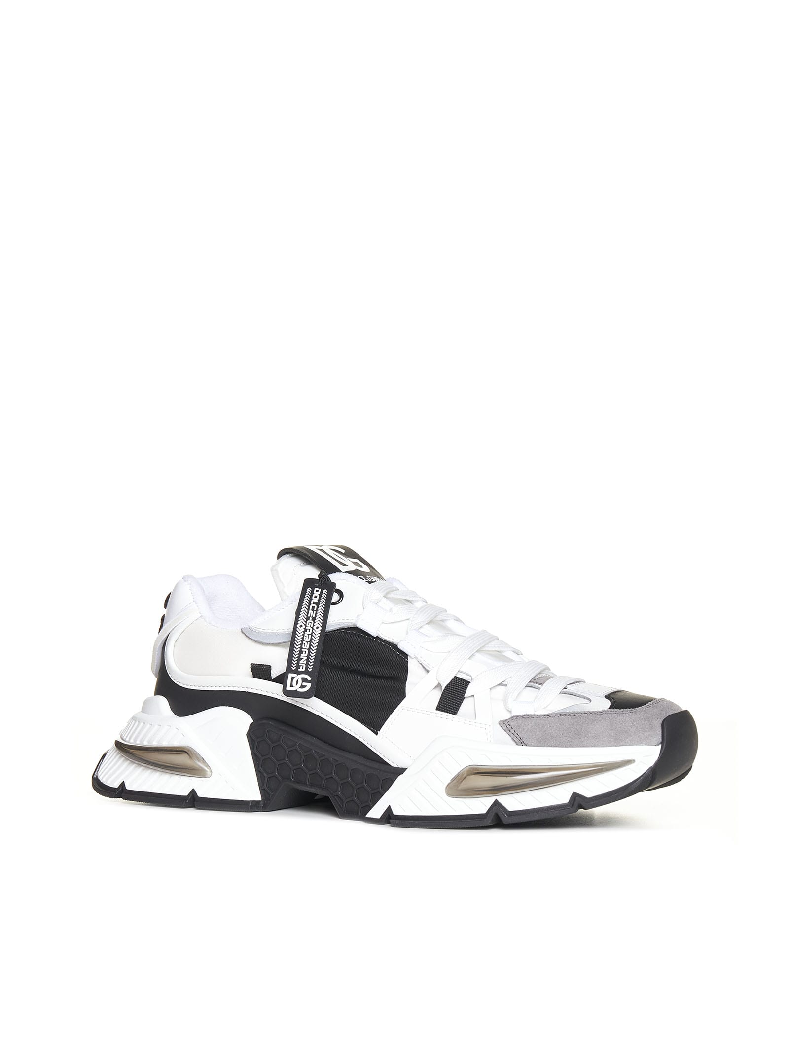 Shop Dolce & Gabbana Sneakers In Bianco Nero