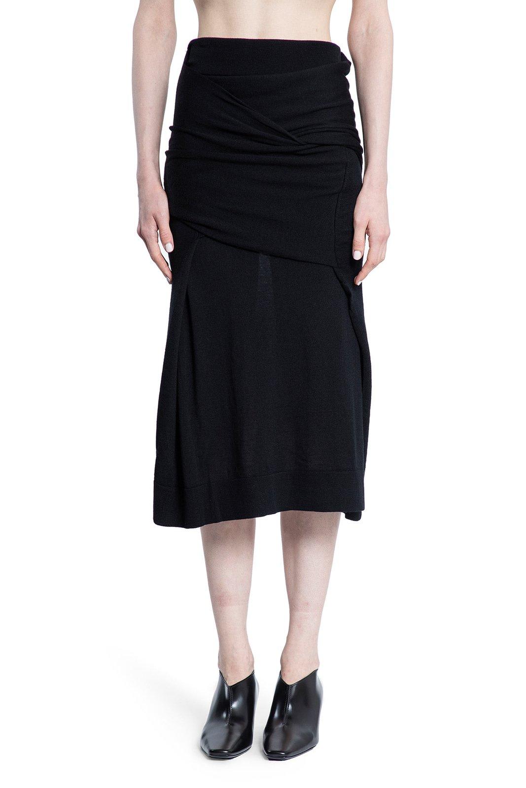 Totême Draped Fine Knit Skirt