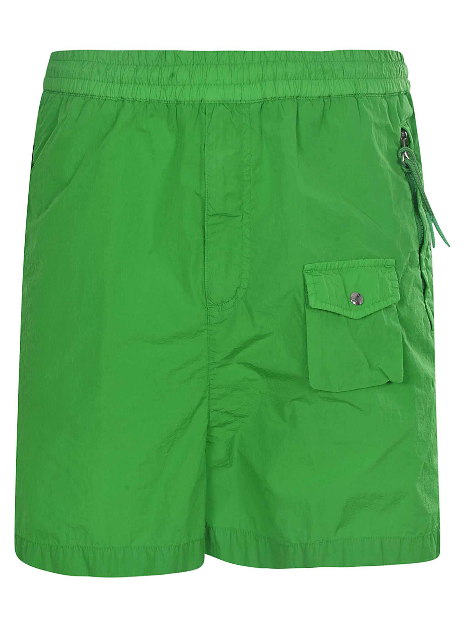 Shop Moncler Genius Multi-pocket Detailed Shorts In Verde