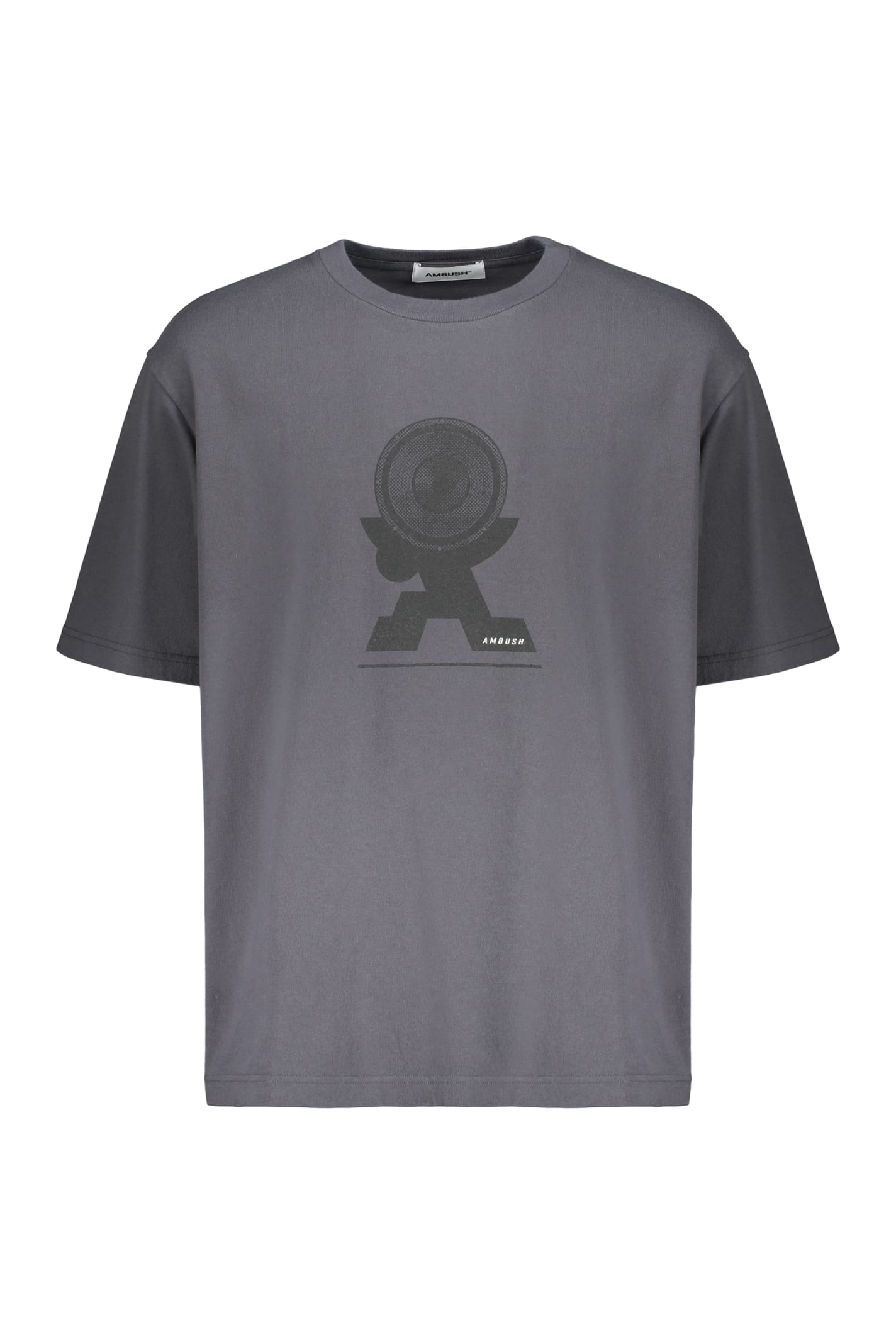 Ambush Cotton T-shirt In Gray