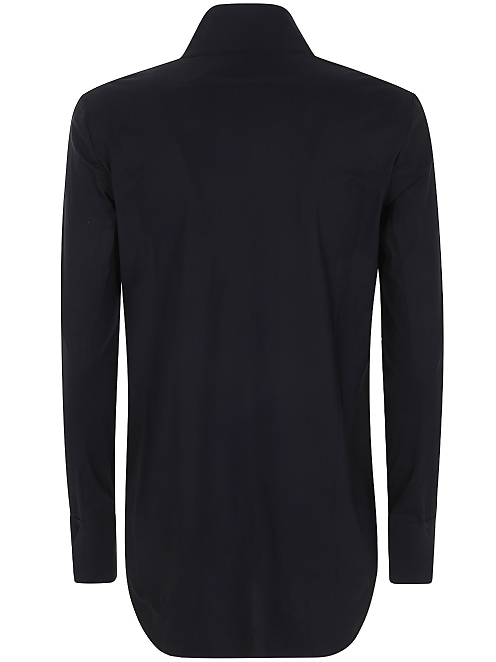 Shop La Petit Robe Di Chiara Boni Atena Slim Shirt Jersey In Black