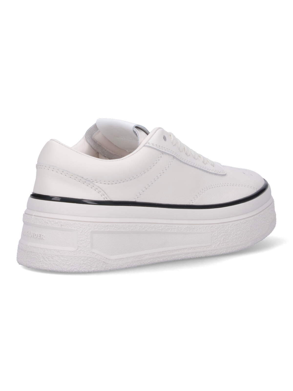 Shop Jil Sander Low-top Sneakers In White