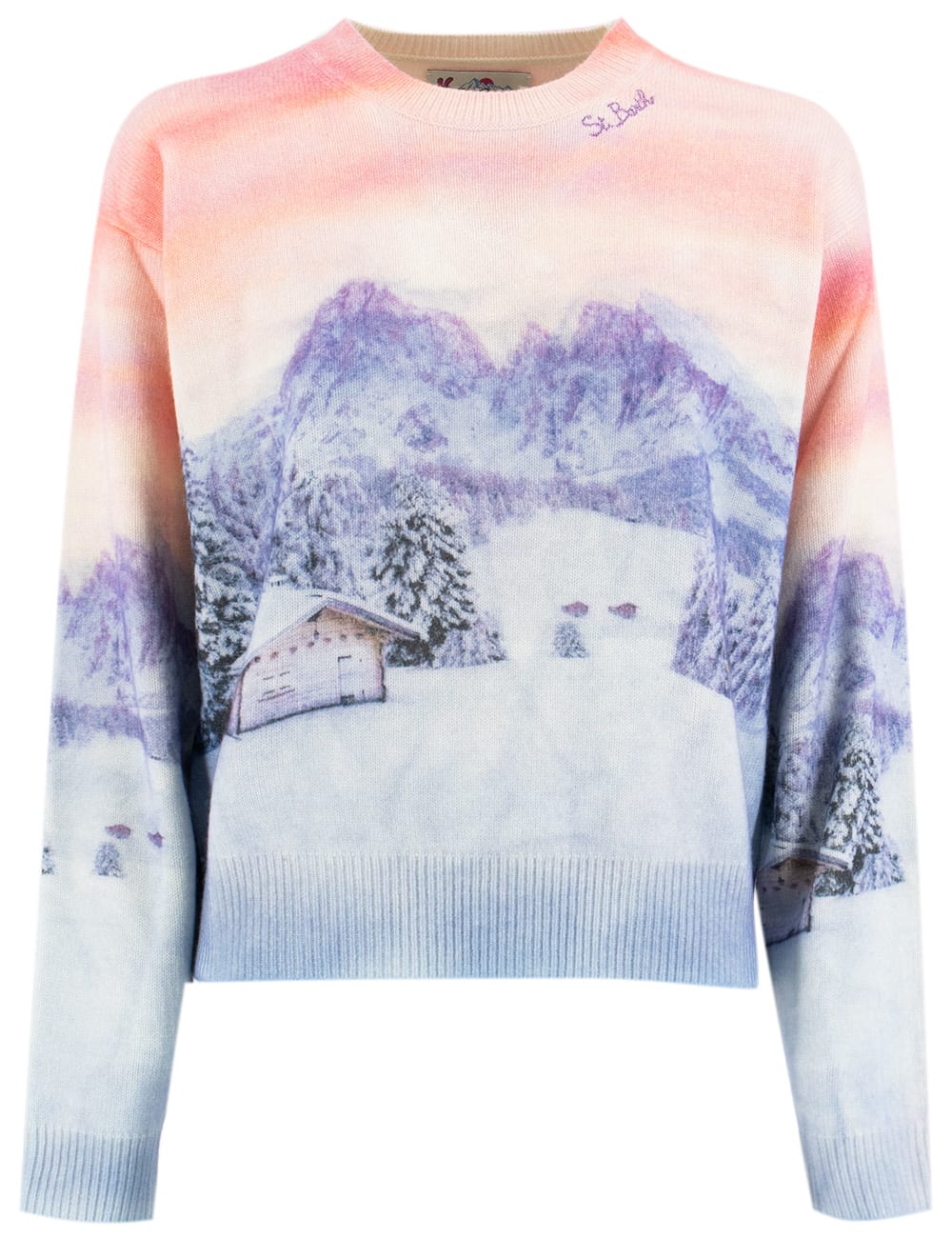 Shop Mc2 Saint Barth Jumper In Chalet Sunset 24