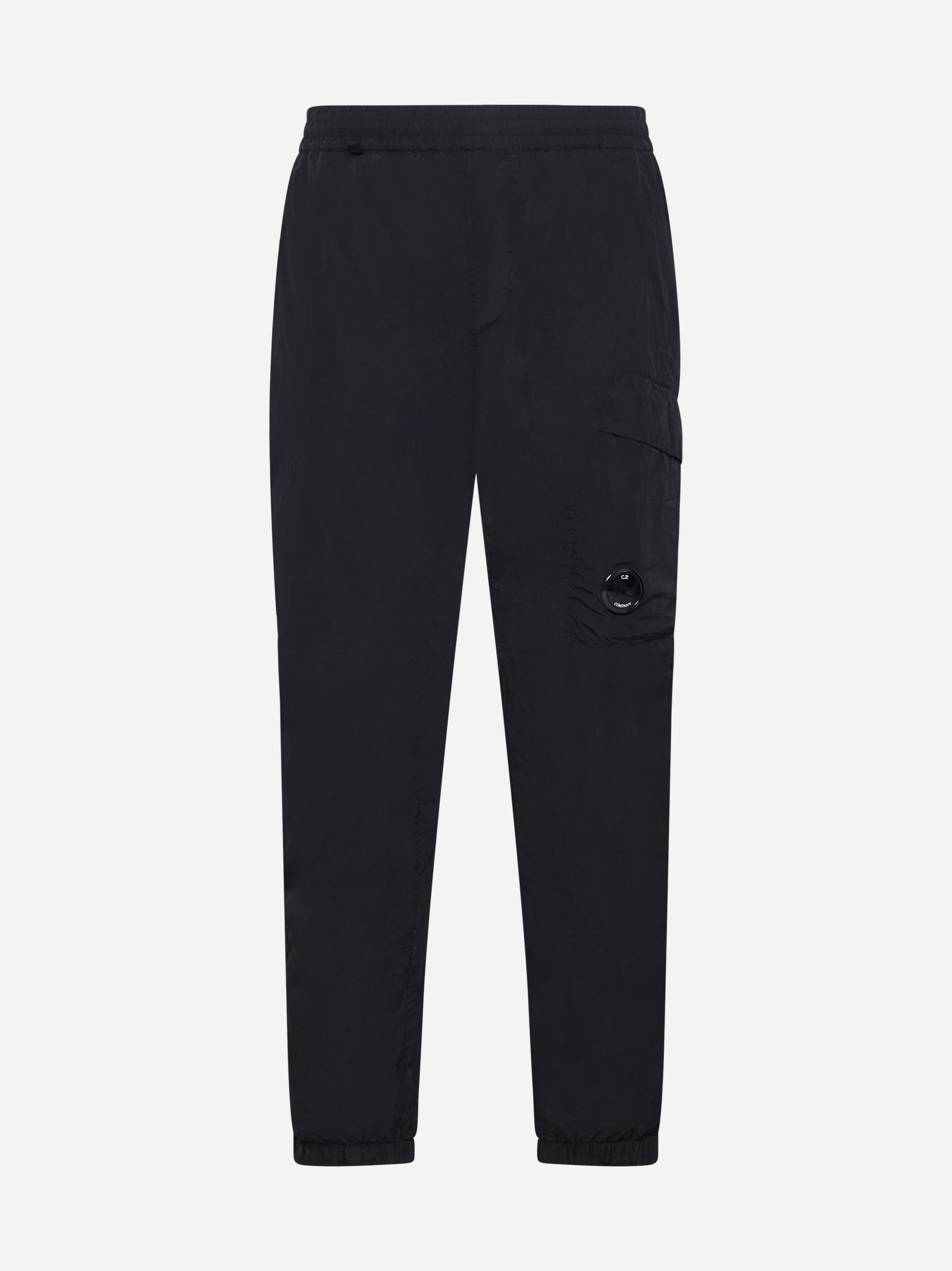 Shop C.p. Company Chrome-r Nylon Cargo Pants In Black