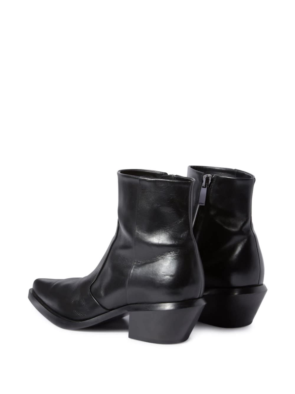 Shop Off-white Black Texan Ankle Boot