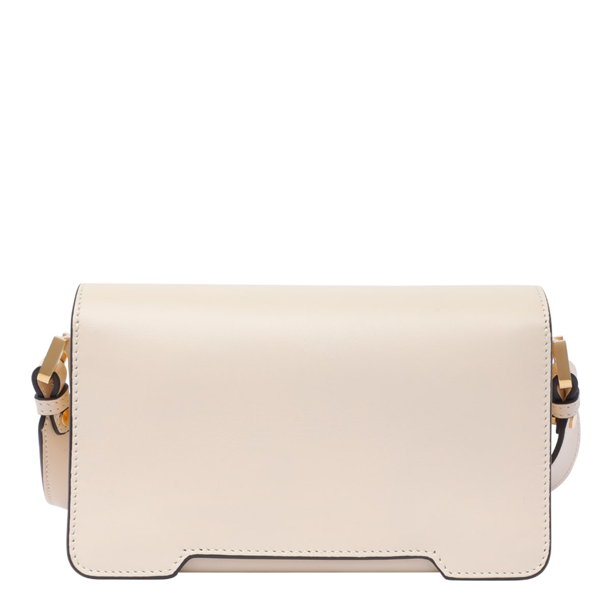 Shop Marni Mini Trunkaroo Shoulder Bag In Beige