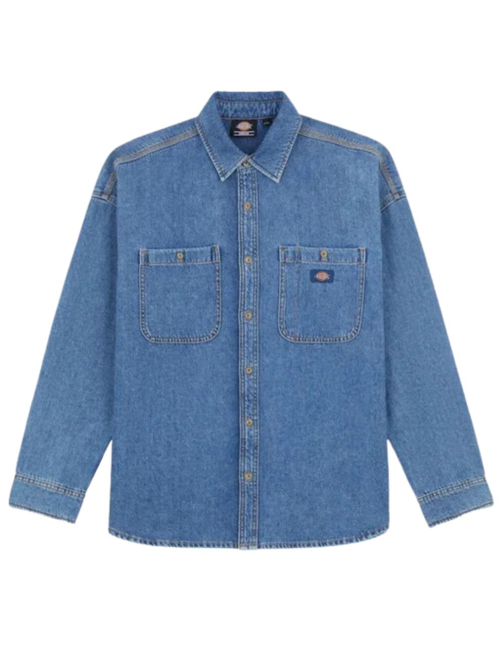 Shop Dickies Houston Shirt In Classic Blue