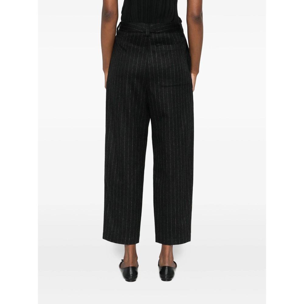 Barena Venezia Pants Gray In Black