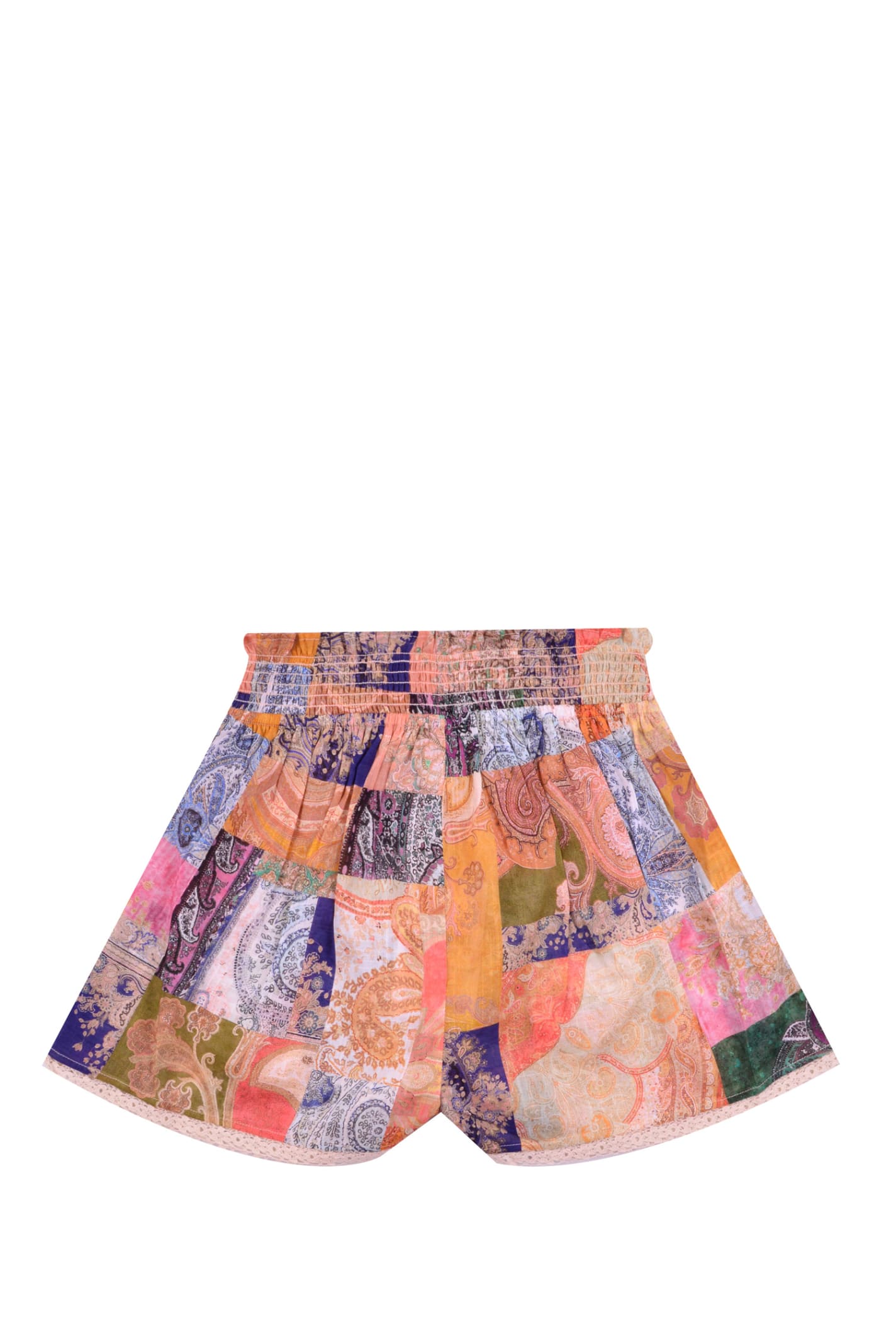 Zimmermann Shorts In Cotone Con Stampa
