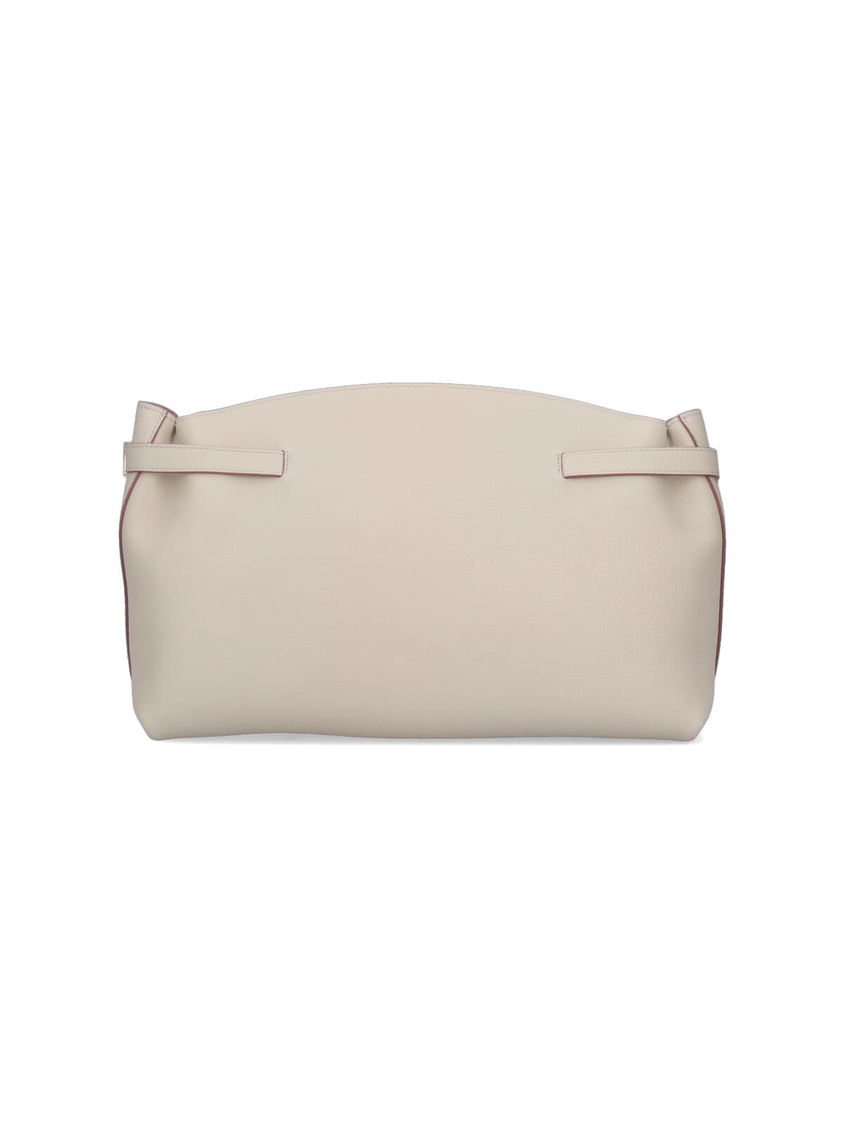 Ferragamo 'hug Soft' Large Crossbody Bag In Beige