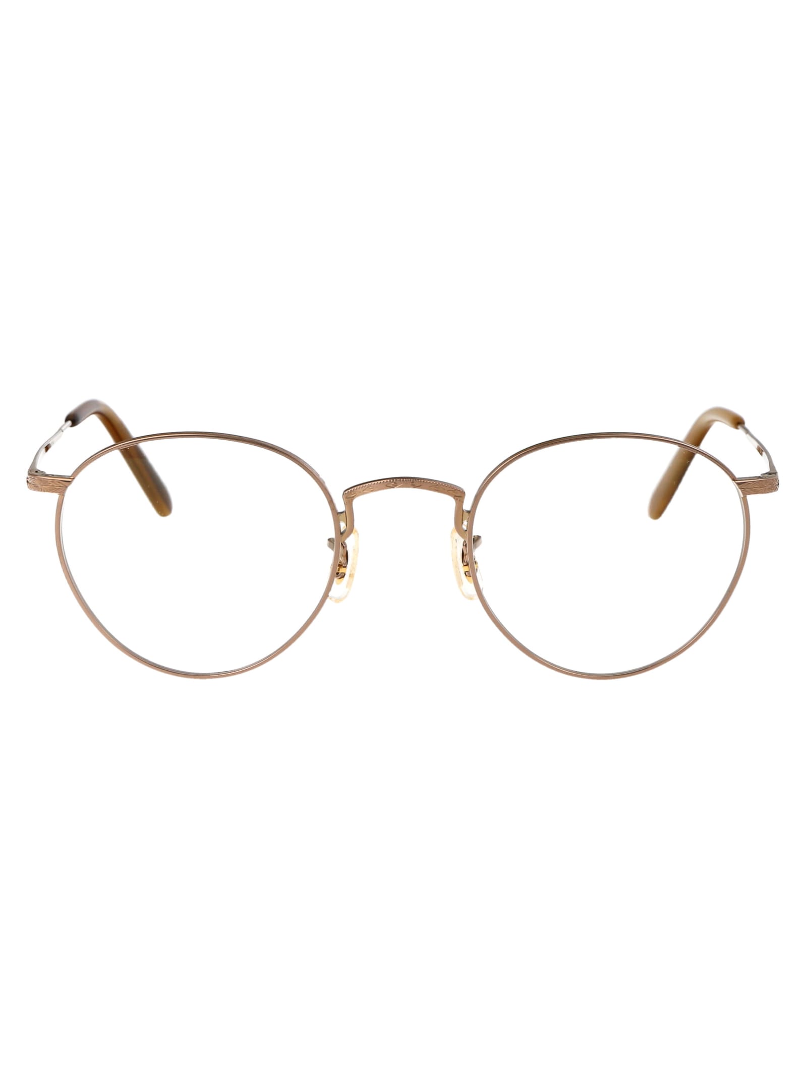 Shop Oliver Peoples Op-47 Glasses In 5035 Gold