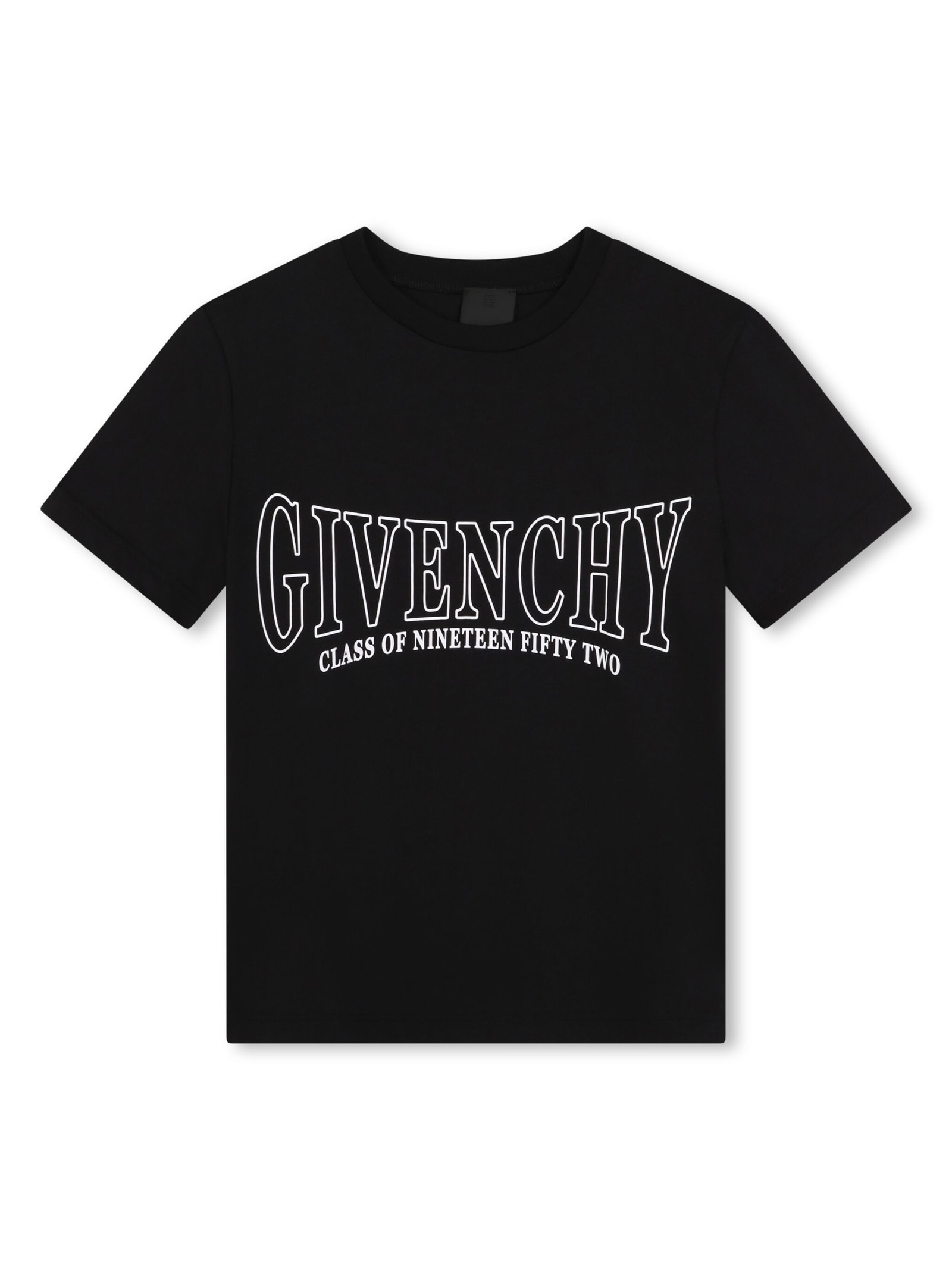 Shop Givenchy Black 2-layer T-shirt With Print