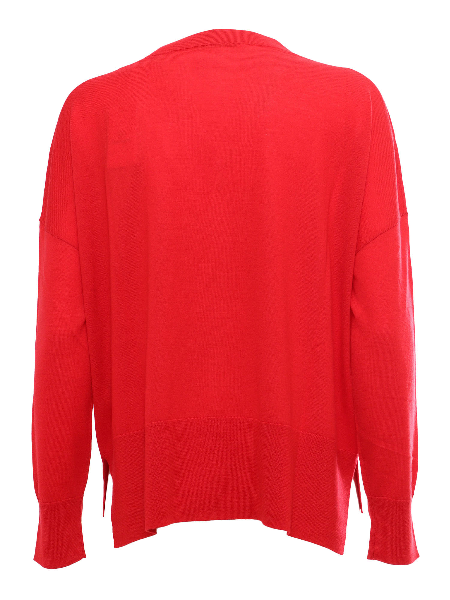 Shop Kangra Cropped Over Fit Jacket With Pockets In Red