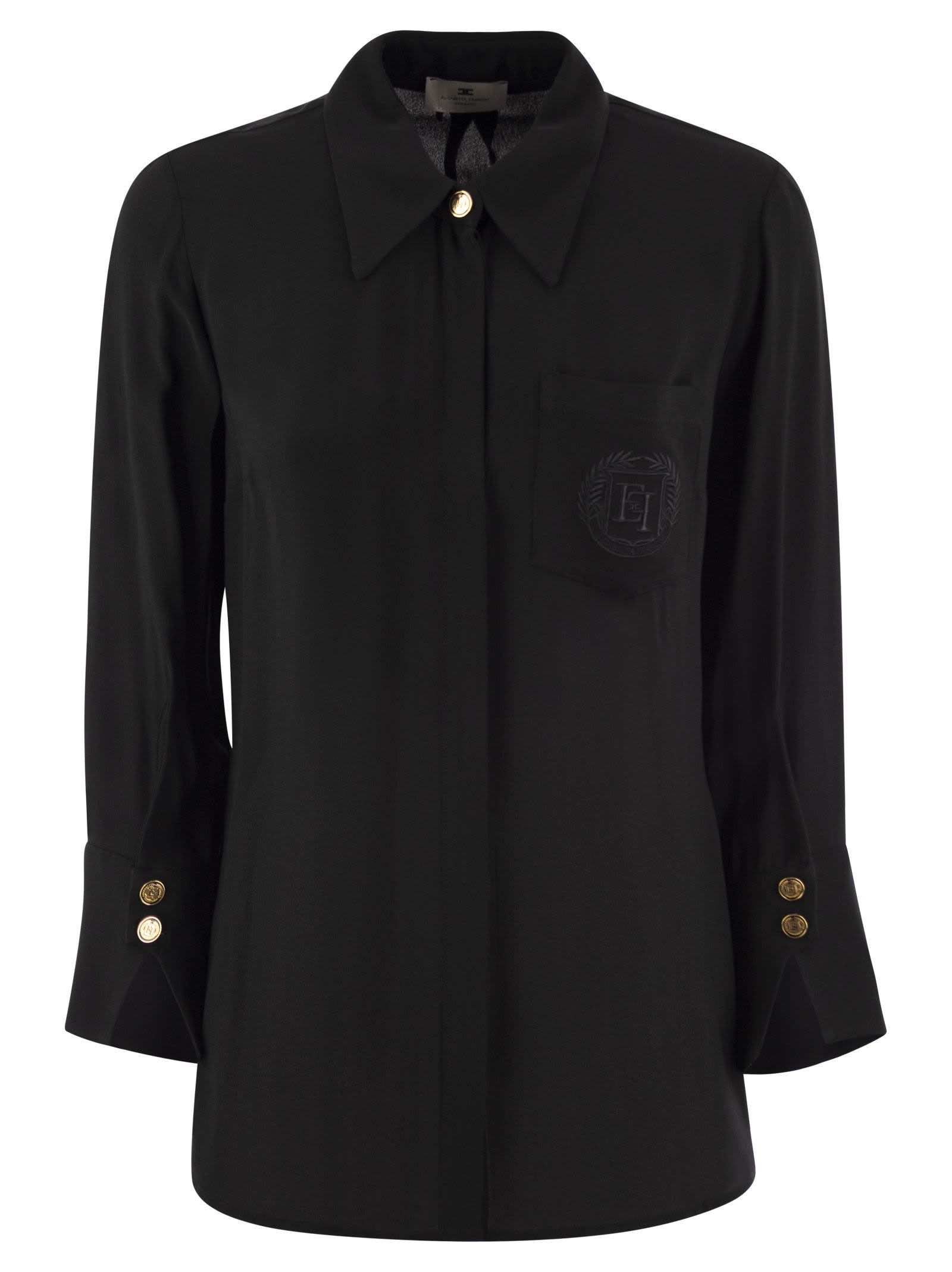 Elisabetta Franchi Shirts In Black