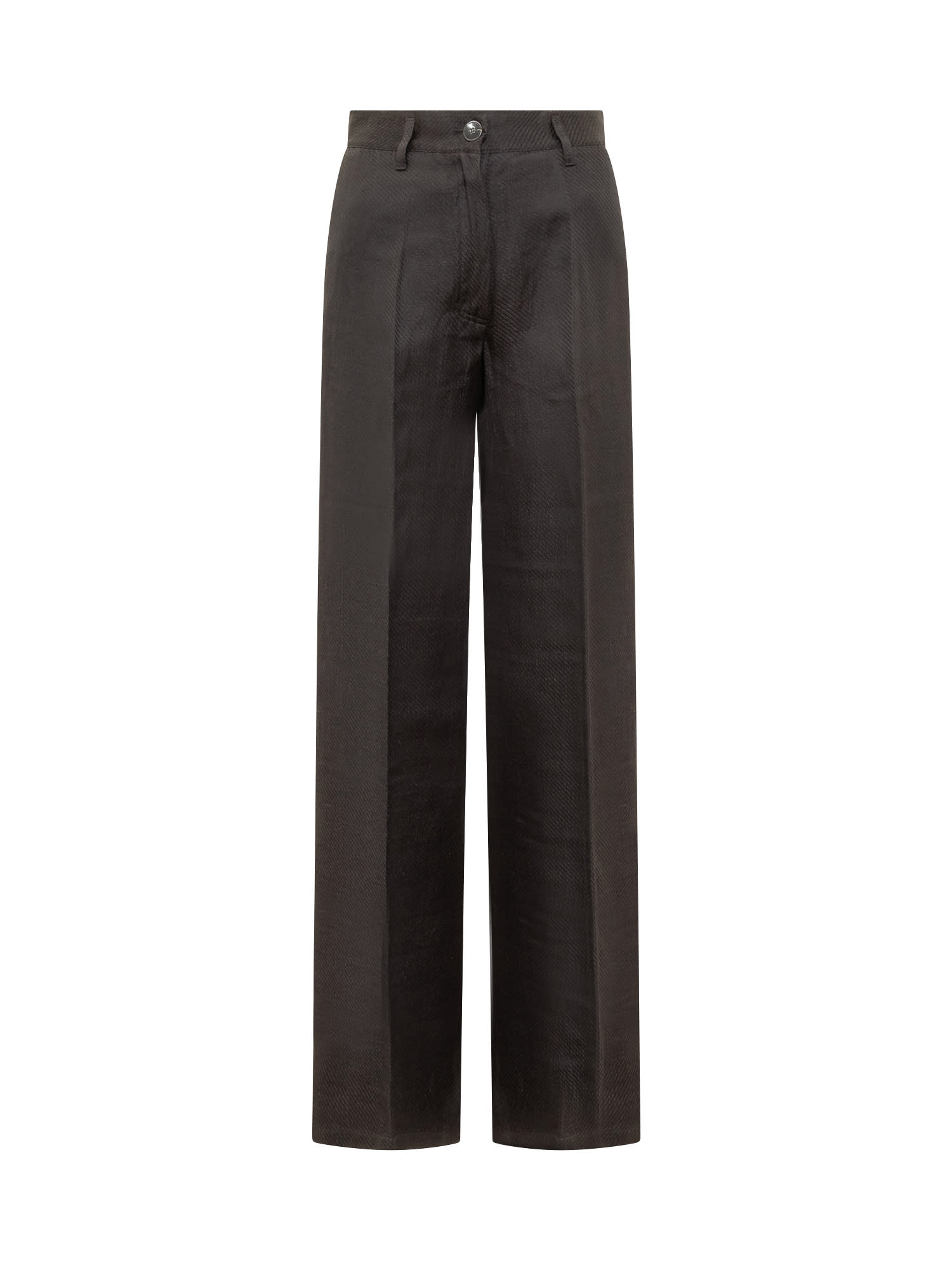 Forte Forte Palazzo Trousers In Noir