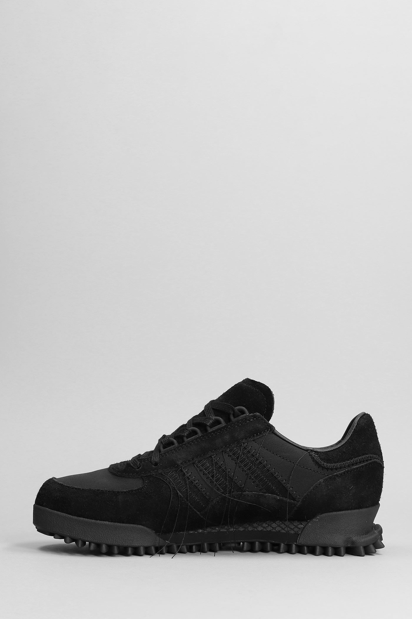Y-3 Sneakers In Black Suede And Leather | ModeSens