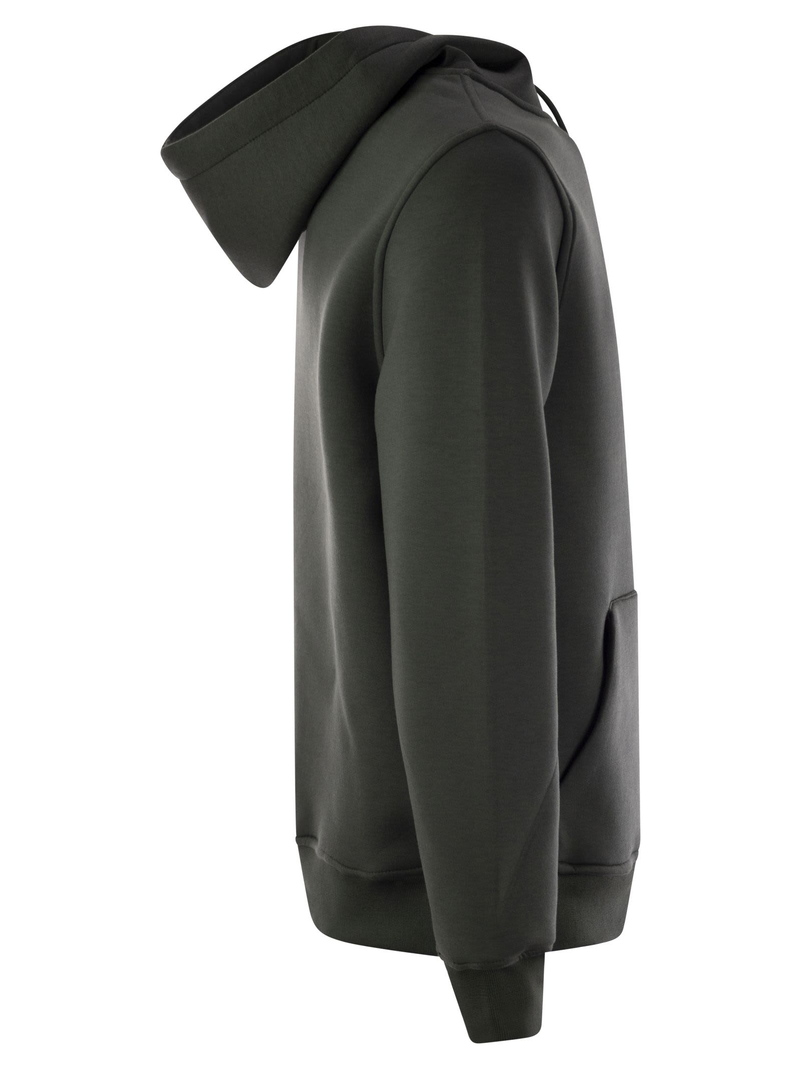 K-way K Way Bernie Hooded Sweatshirt In Olive Green