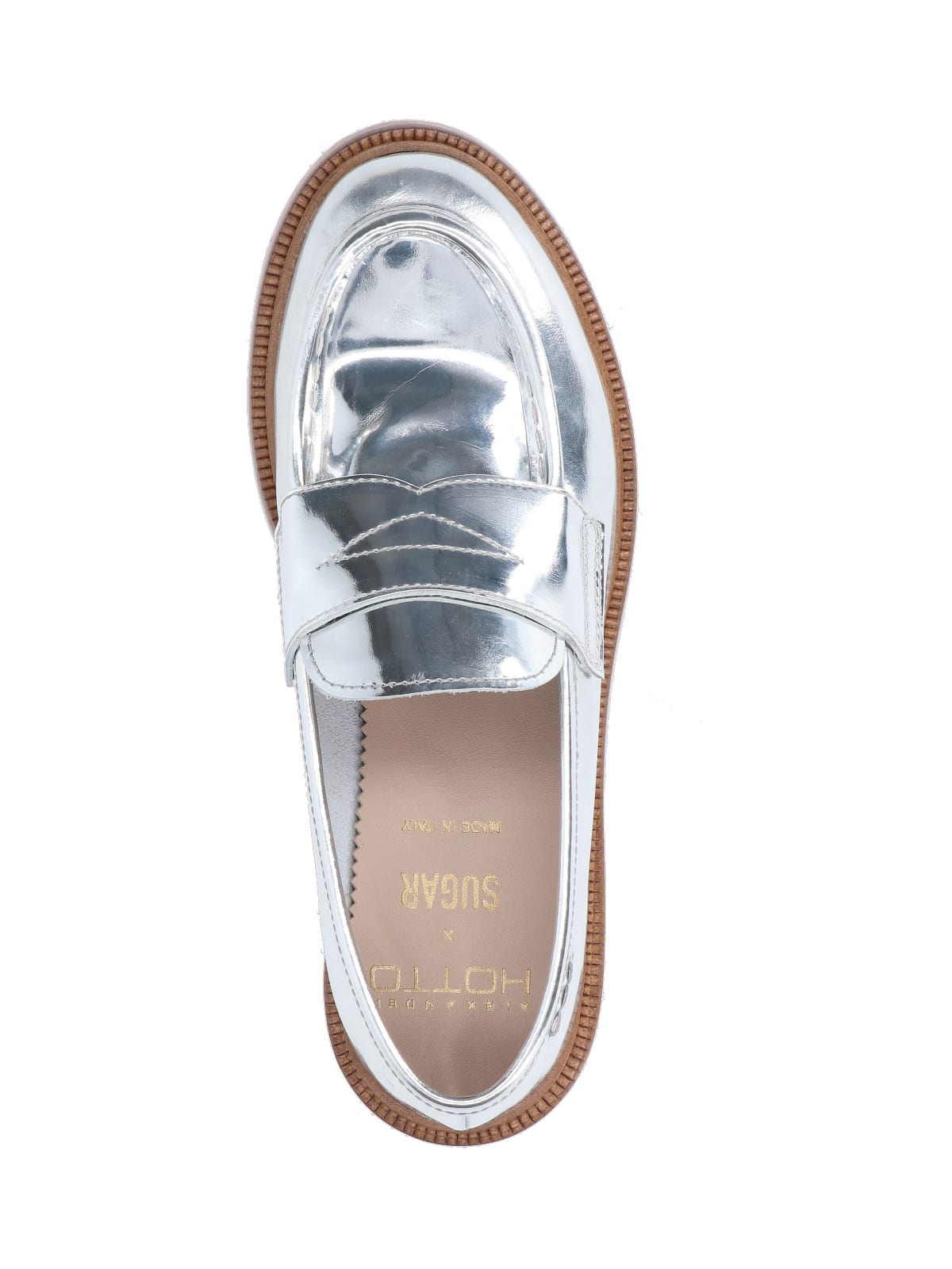 Shop Alexander Hotto Classic Loafers In Silver