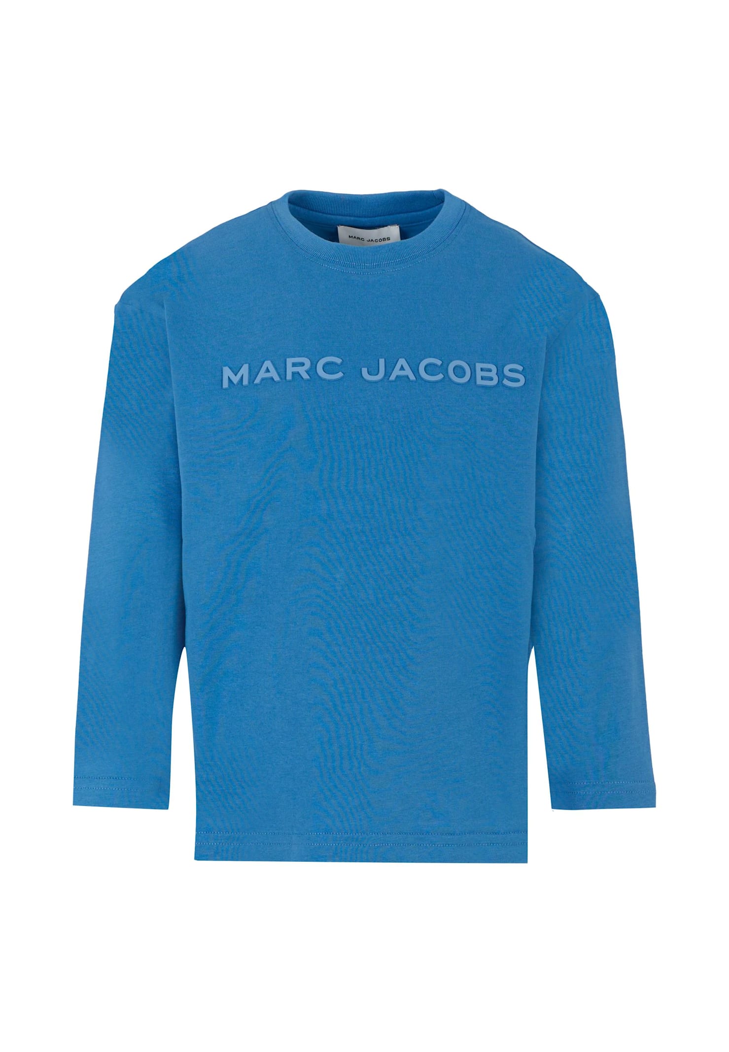 Marc Jacobs Light Blue T-shirt For Boy With Logo In Blue