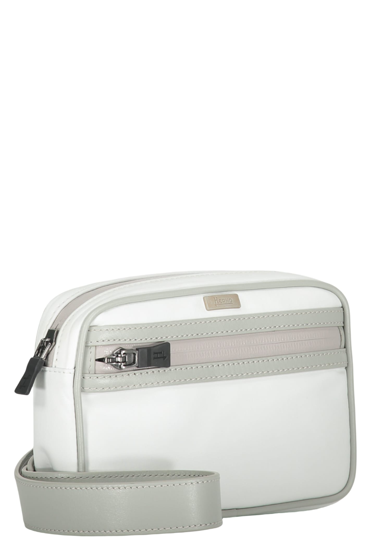 Herno Logo-patch Belt Bag In White