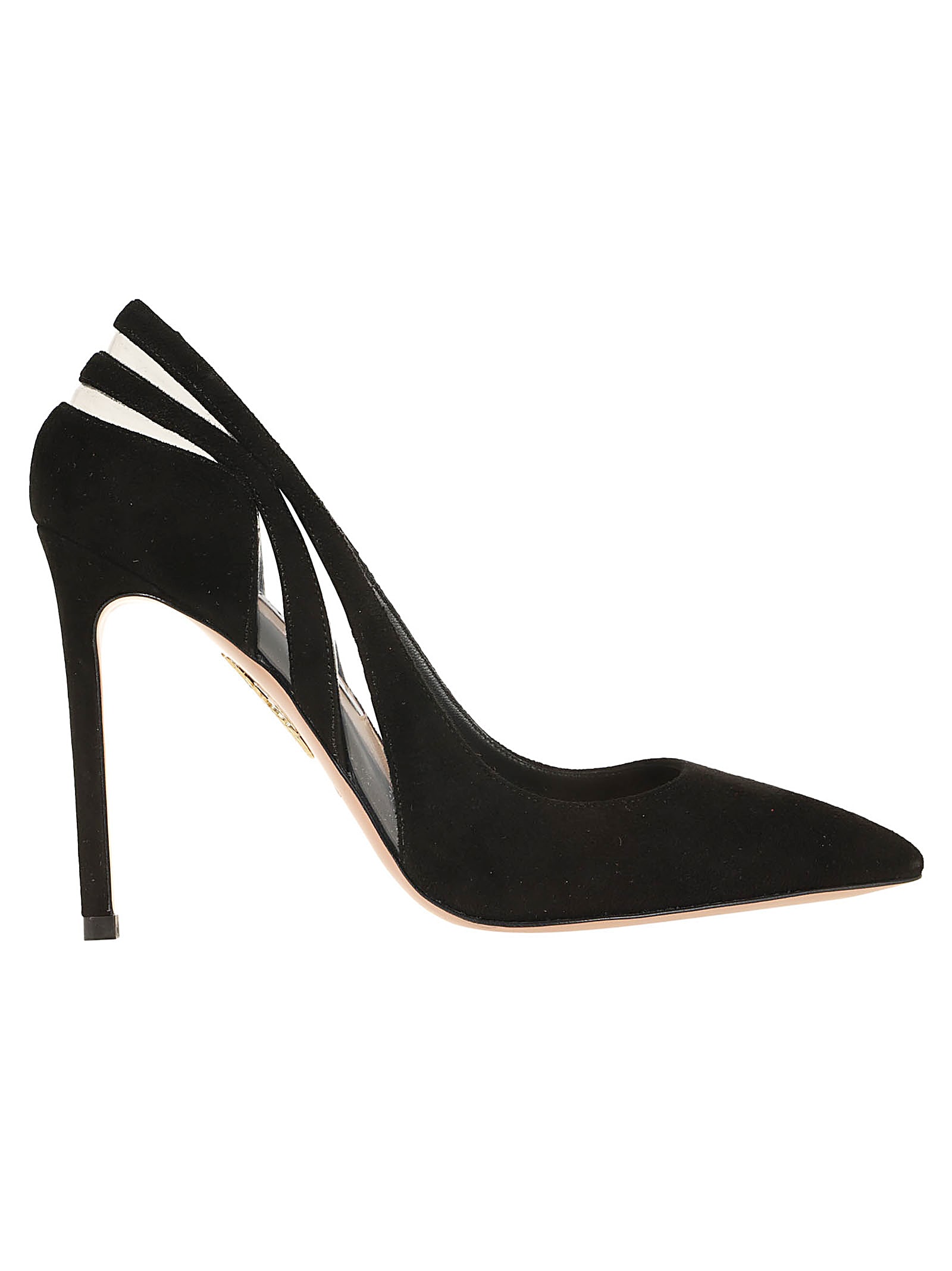 Shop Aquazzura Talk To Me Pump 105 In Black