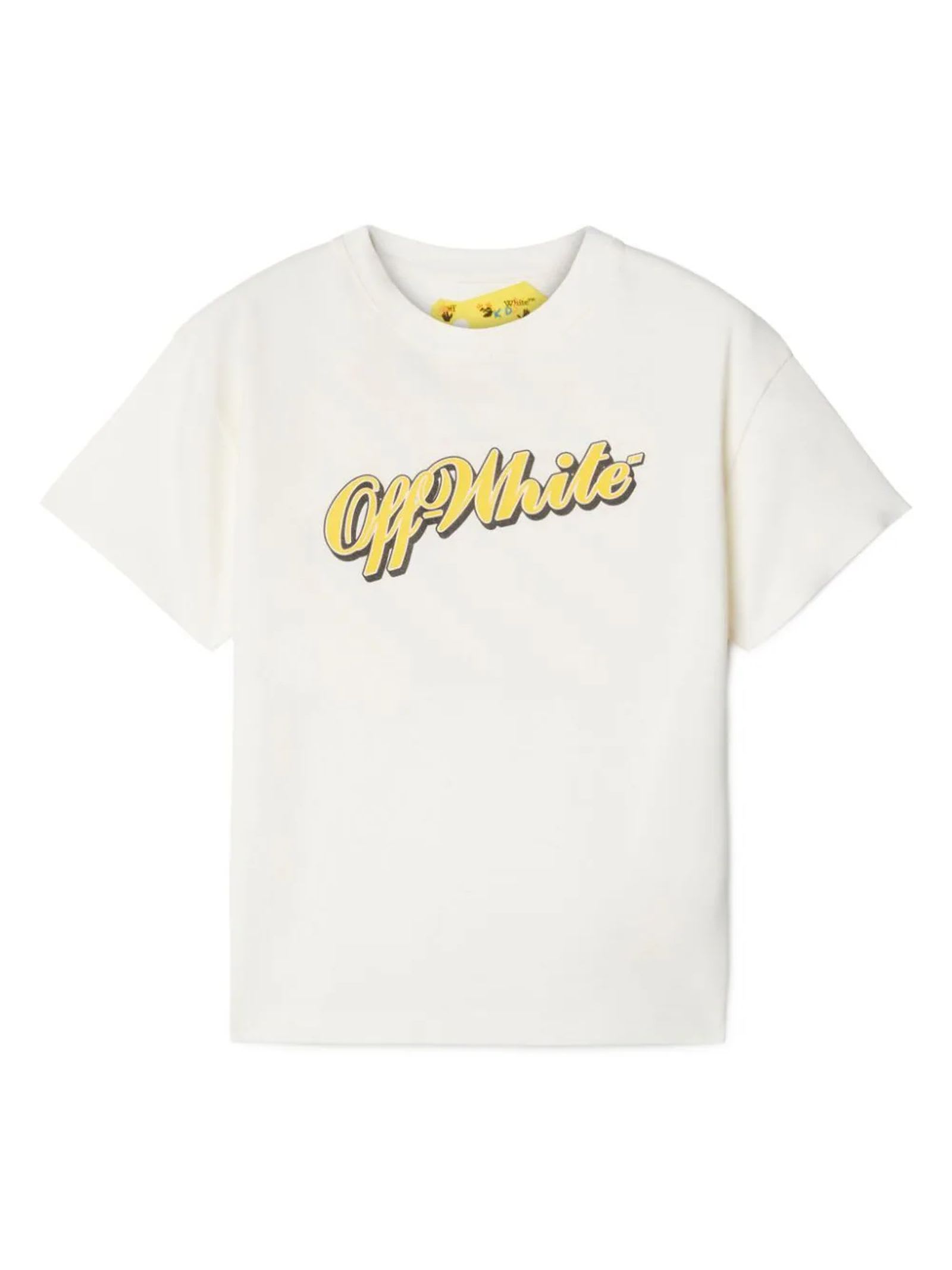 Shop Off-white Off White T-shirts And Polos White