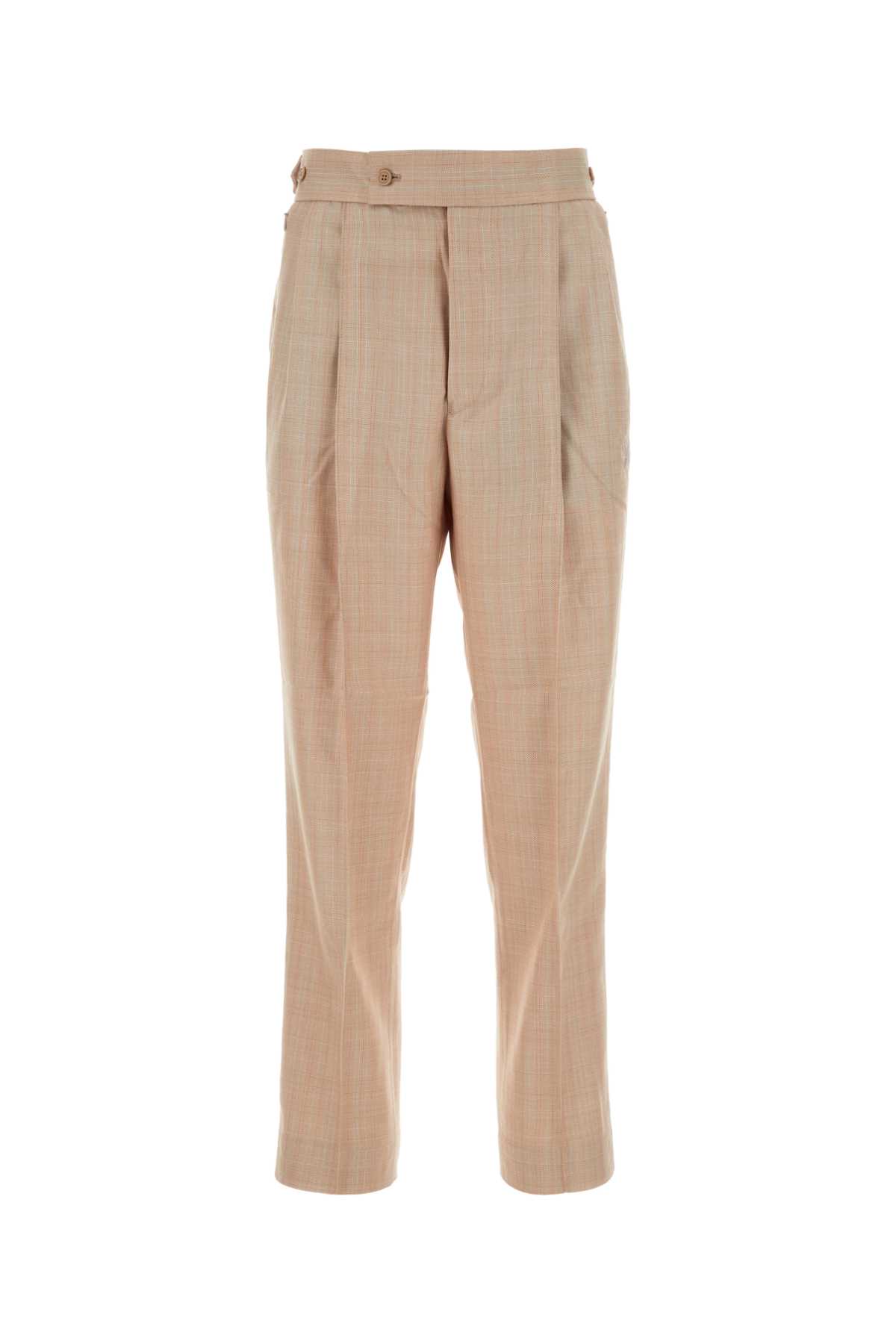 Embroidered Polyester Blend Pant