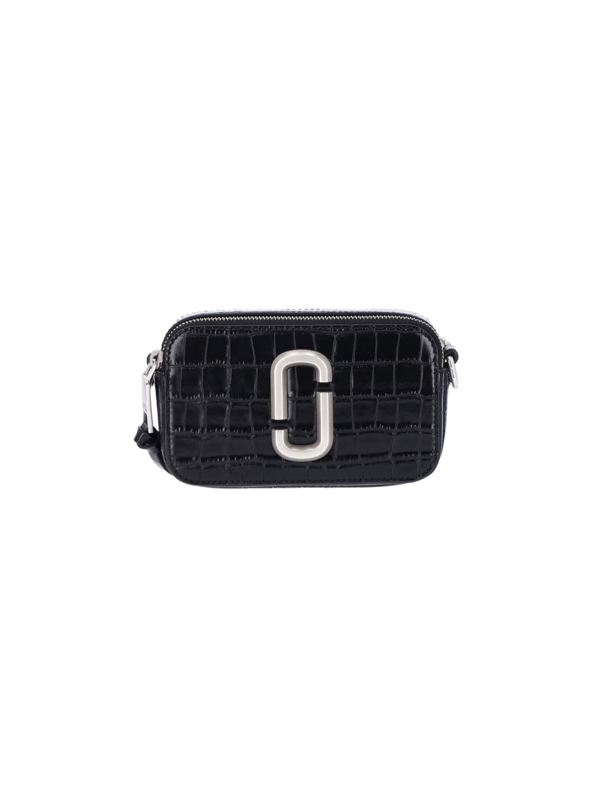 Shop Marc Jacobs The Snapshot Shoulder Bag In Black