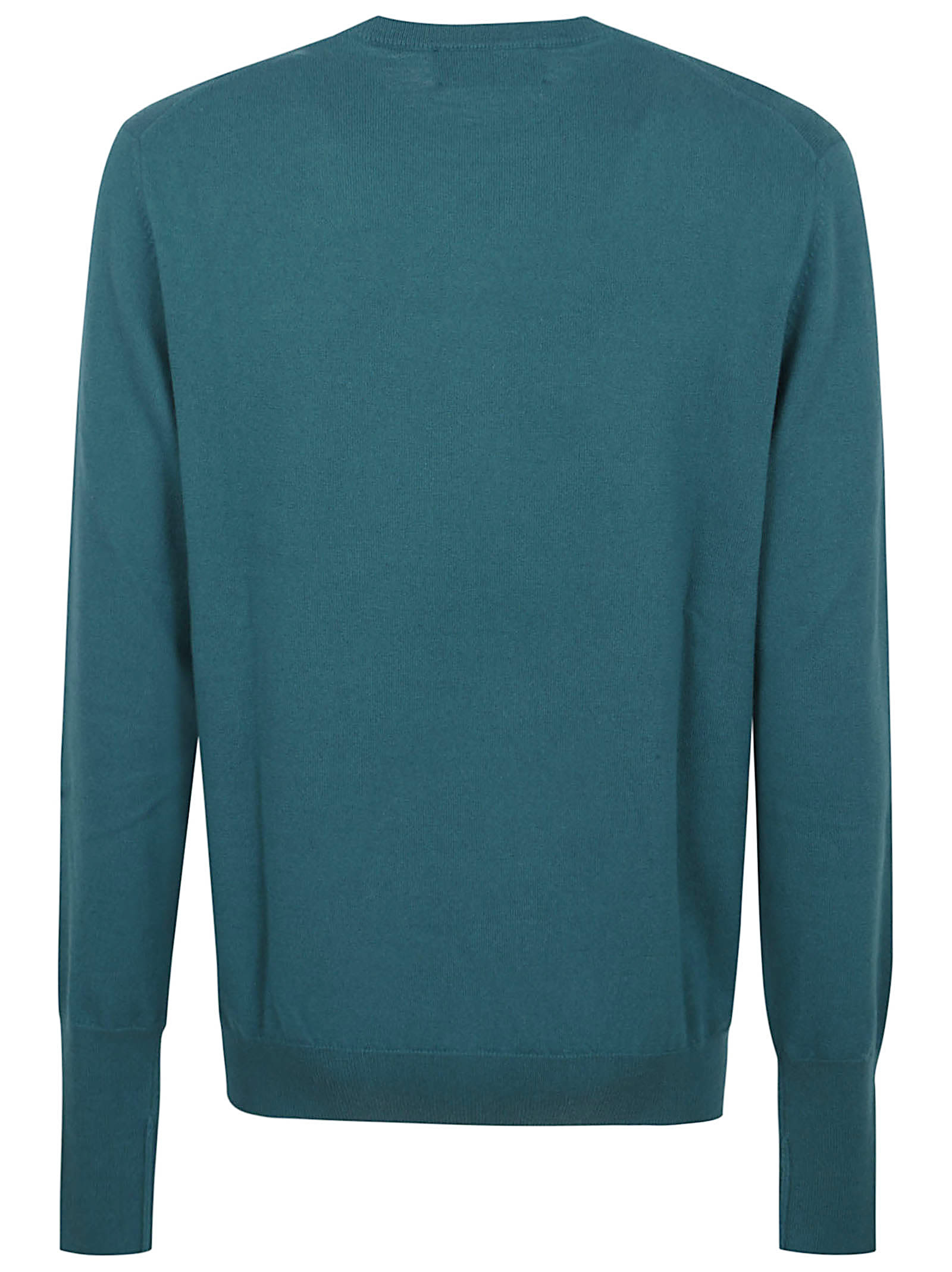 Ballantyne Cashmere Sweater With Crew Neck In Blue