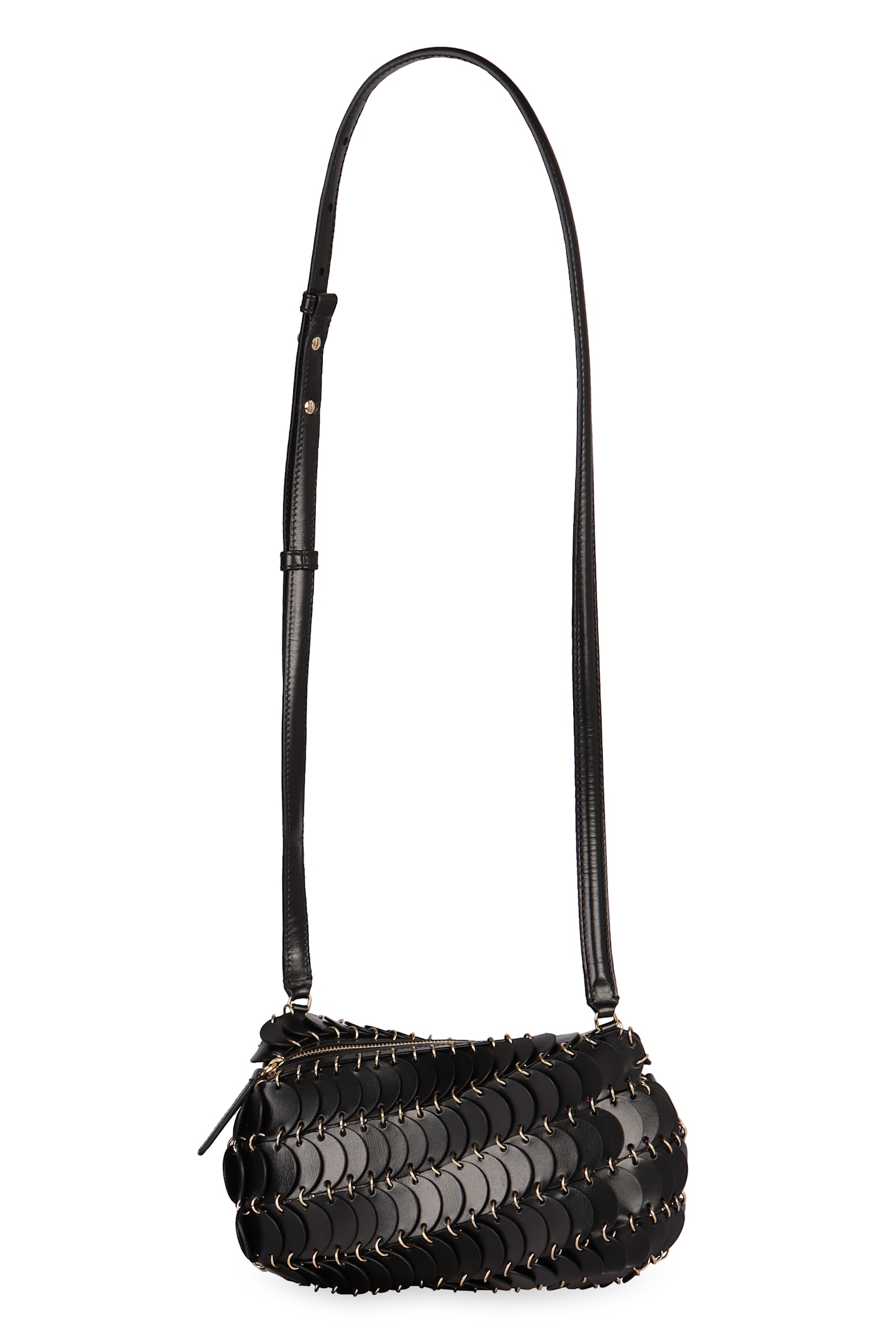 Rabanne Pacoeather Crossbody Bag